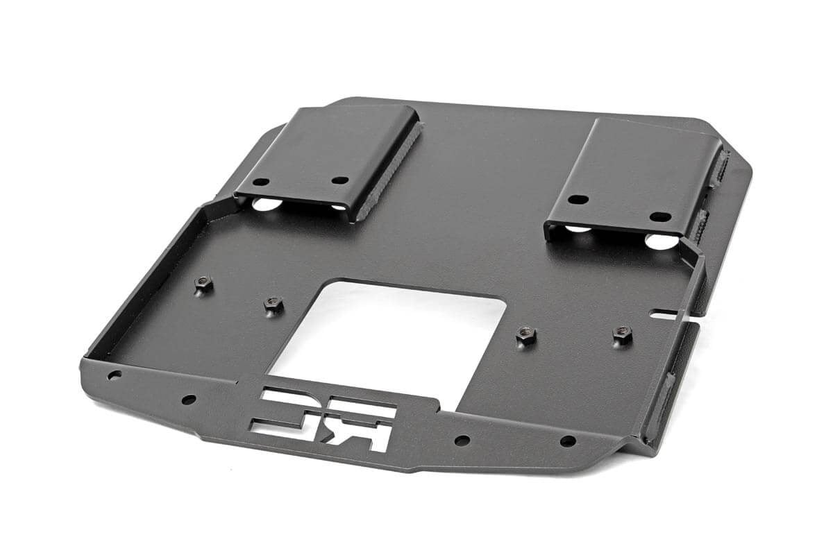 Jeep Wrangler Tire Carrier Relocation Plate - Rear - Rough Country - Prox Sensor - '18-'23